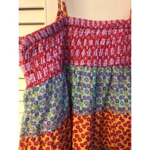 Mimi & maggie 7/8 mixed print tier summer dress - Picture 6 of 6